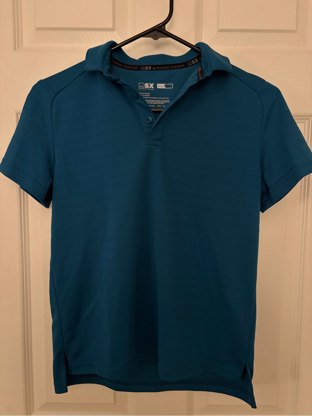 MSX by Michael Strahan Boys' Teal Short-Sleeve Polo